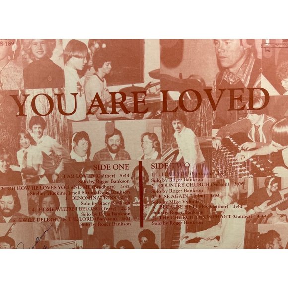 Roger Bankson You Are Loved Vinyl LP Rare Private Press Gospel Ministry CampMeet - Picture 8 of 8